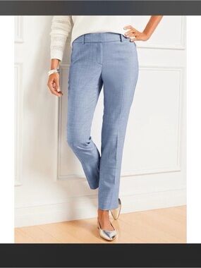 Talbots blue Hampshire ankle pants NWT